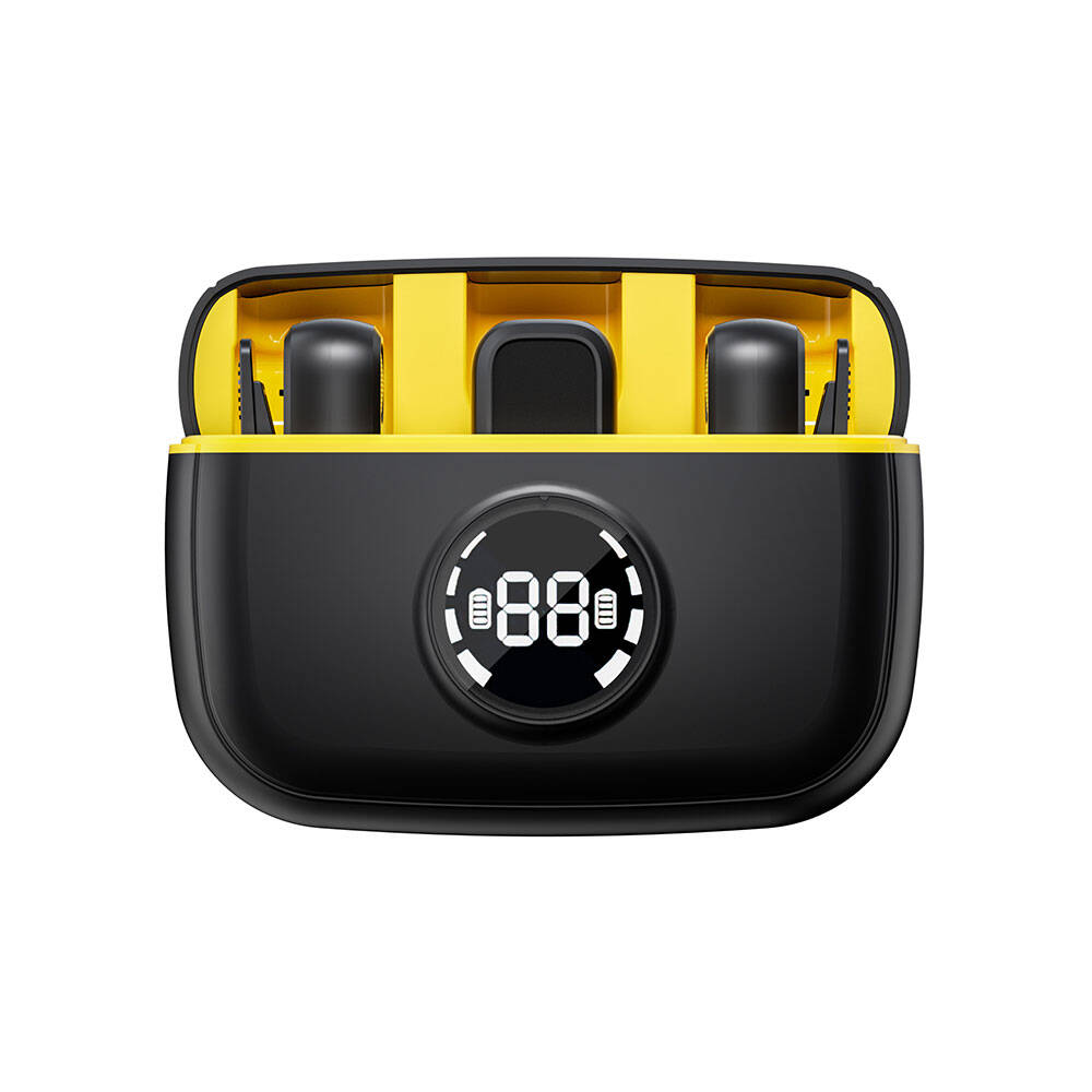 Wiwu Wi-WM003 Dijital LED Göstergeli Type-C & Lightning Portlu Çift Kablosuz Yaka Mikrofonu Wiwu Wi-WM003 Dijital LED Göstergeli Type-C & Lightning Portlu Çift Kablosuz Yaka Mikrofonu